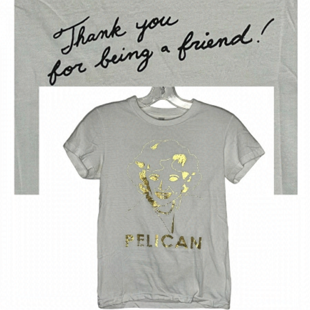 GOLDEN Girls Rose Tee Shirt American Apparel Thank You for Being a Friend